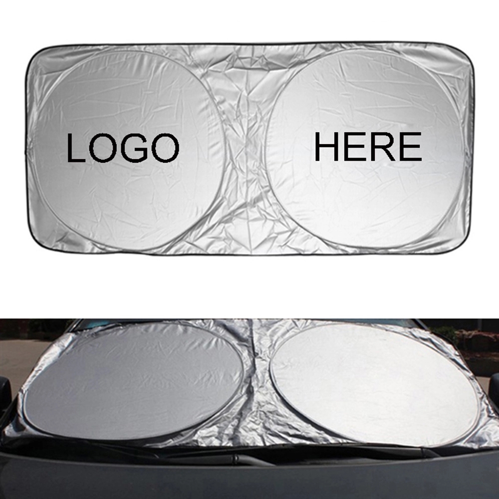 Custom Auto Windshield Sun Shade W/Pouch 6