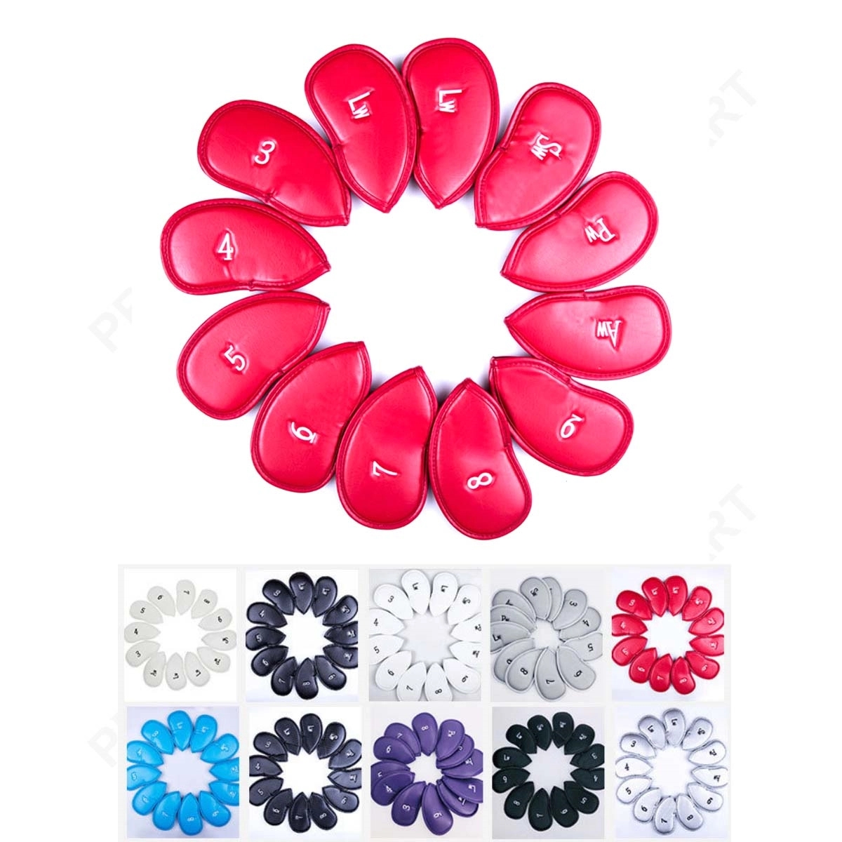12 In 1 Golf Irons Head Cover Set 1