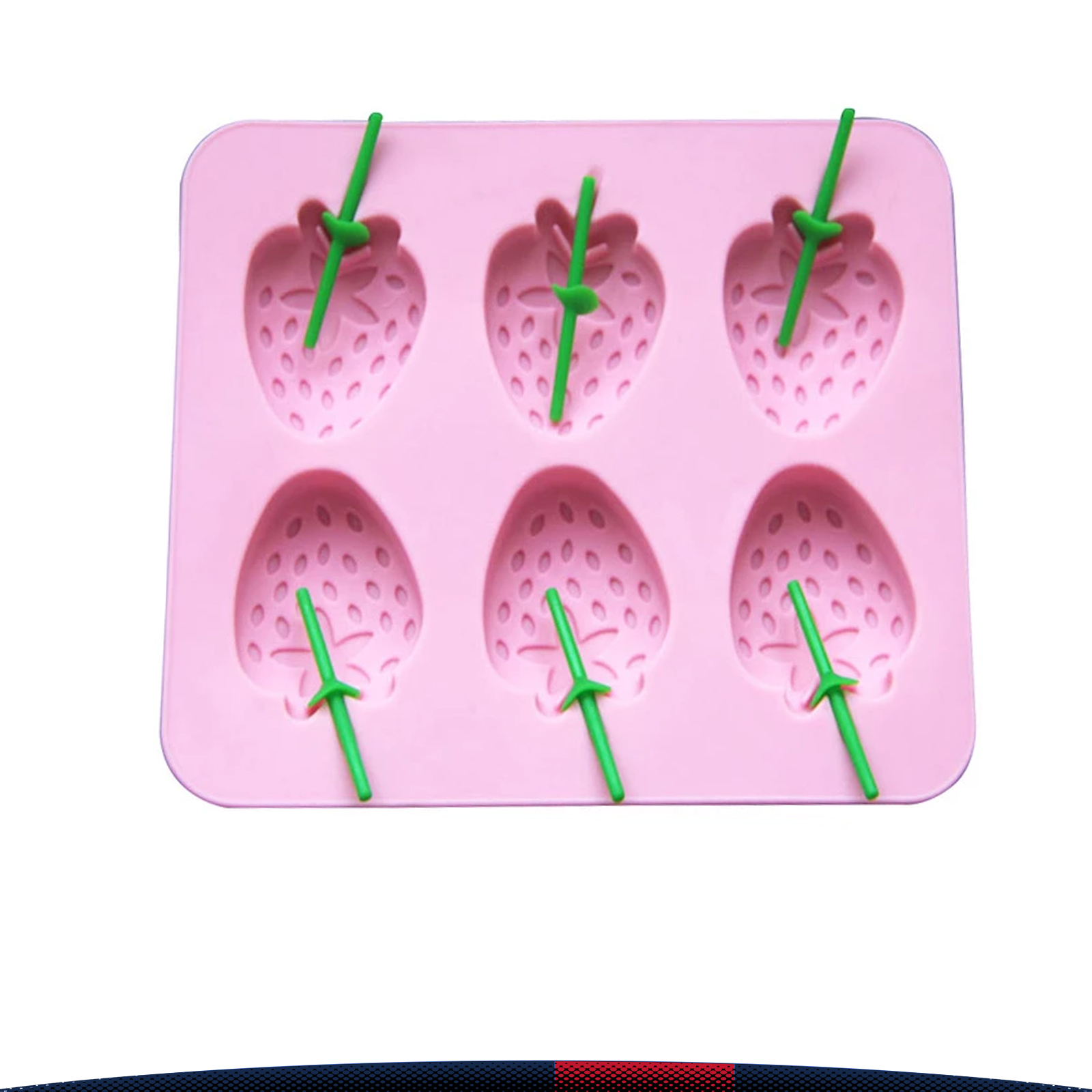 Zulay Strawberry Ice Trays 3