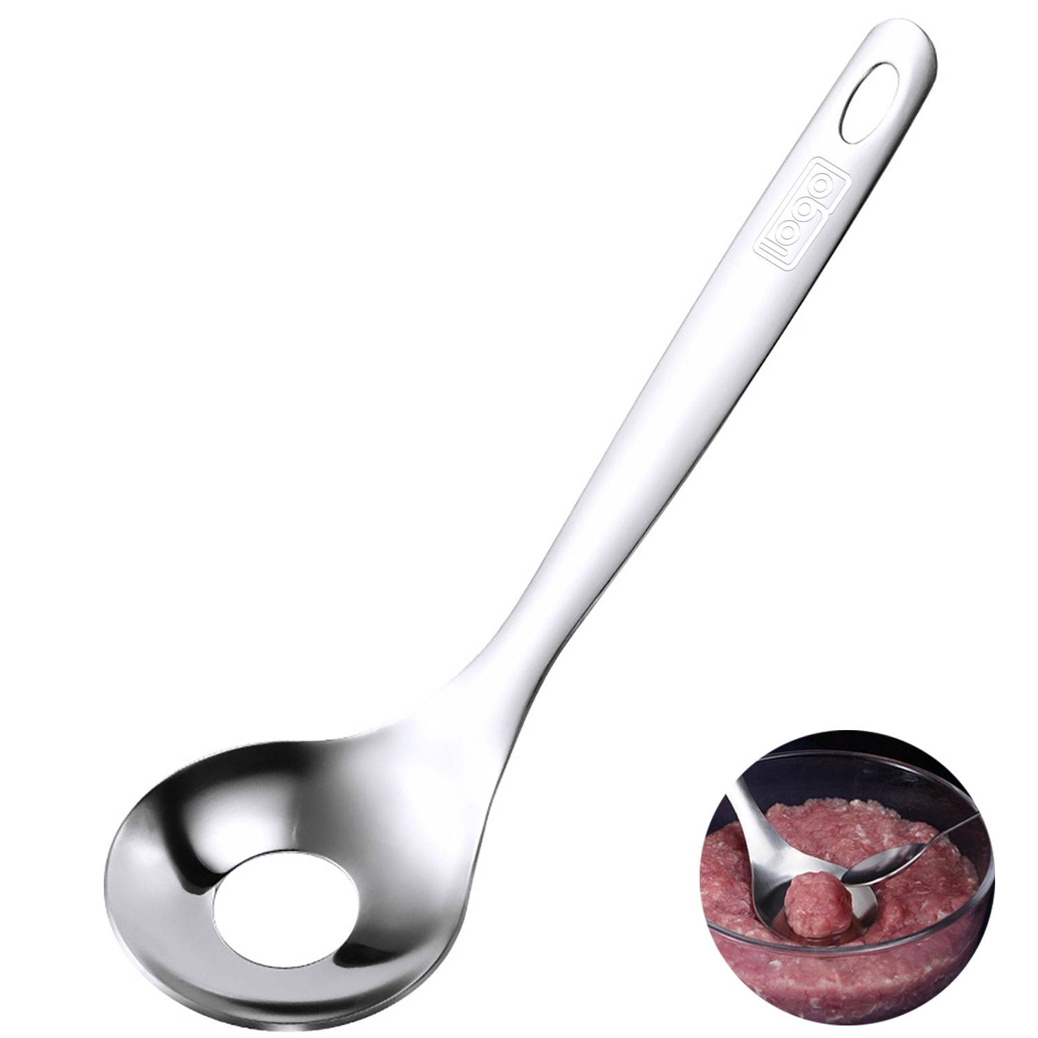 Hanging Stainless Steel Meatball Maker Spoon 2