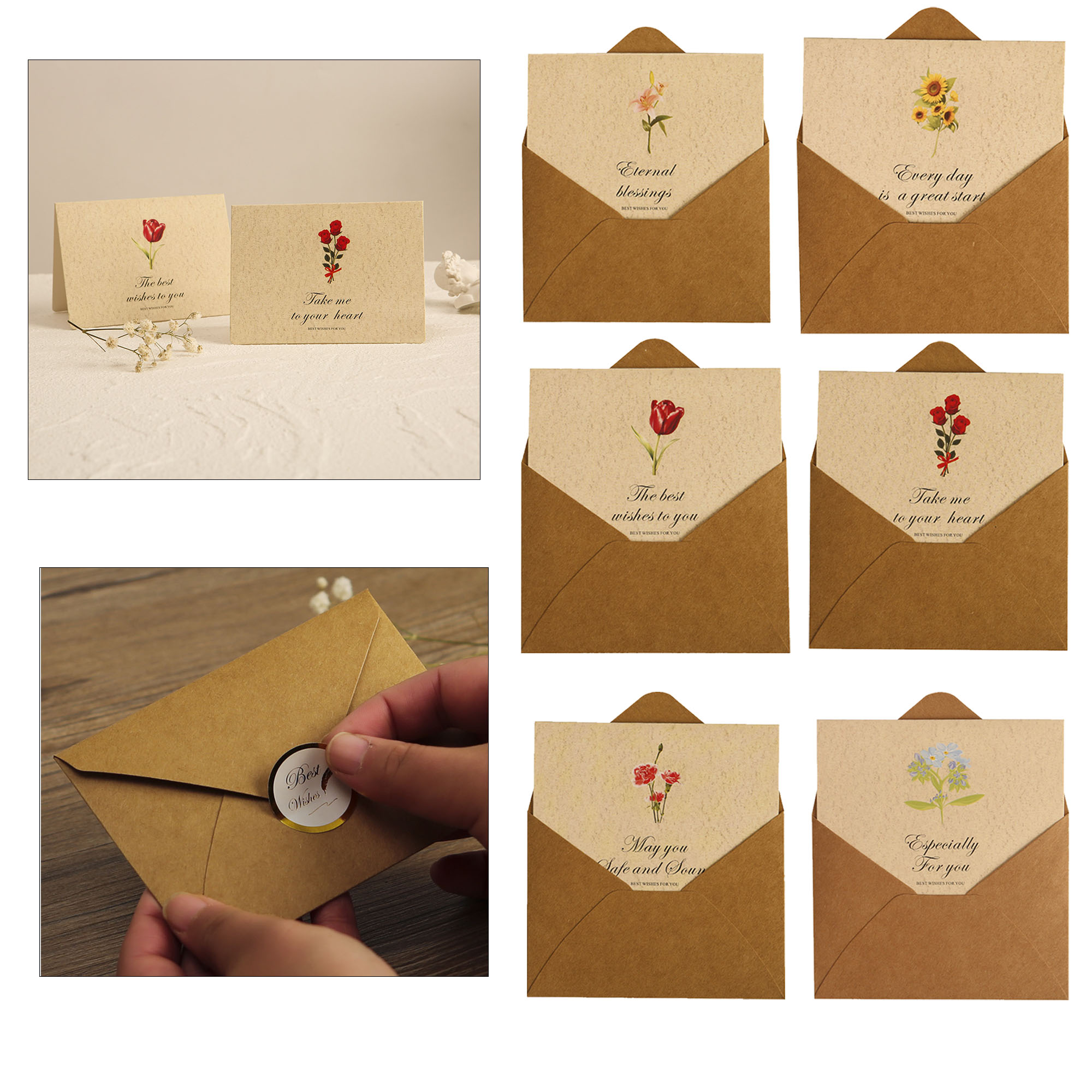 Flower Language Greeting Card 2