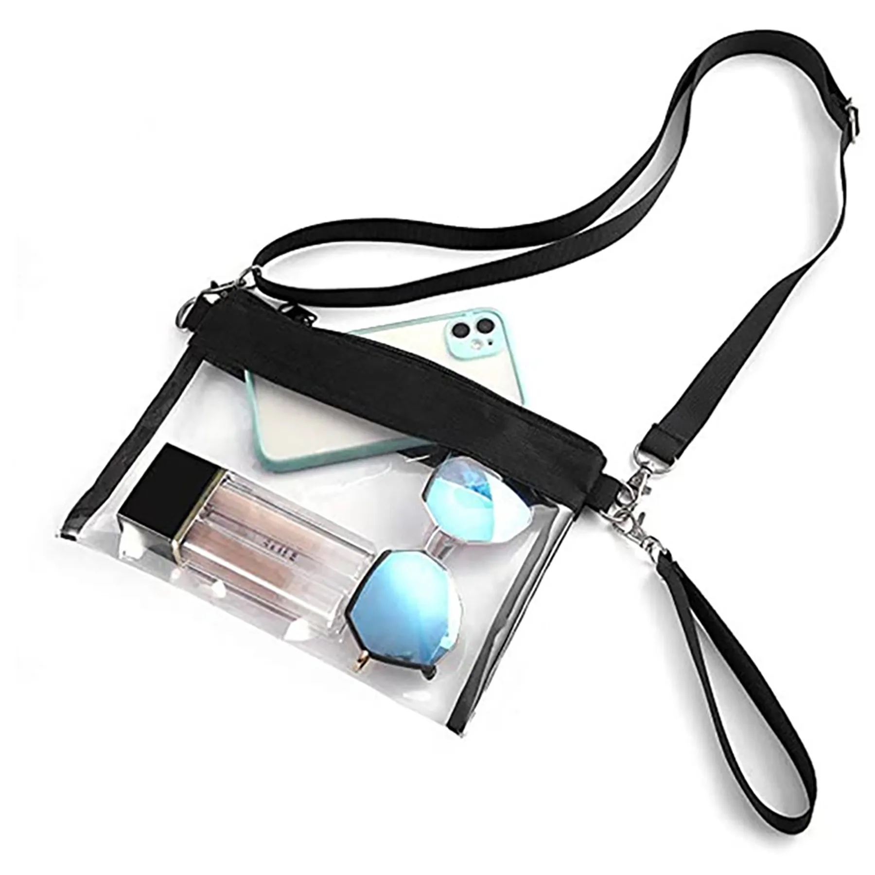 Clear PU Leather Concert Bag 4