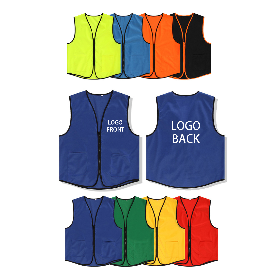 Swimming Polyester Volunteer safety Vest 2