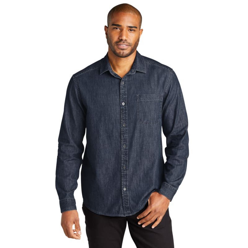 Port Authority Long Sleeve Perfect Denim Shirt 10