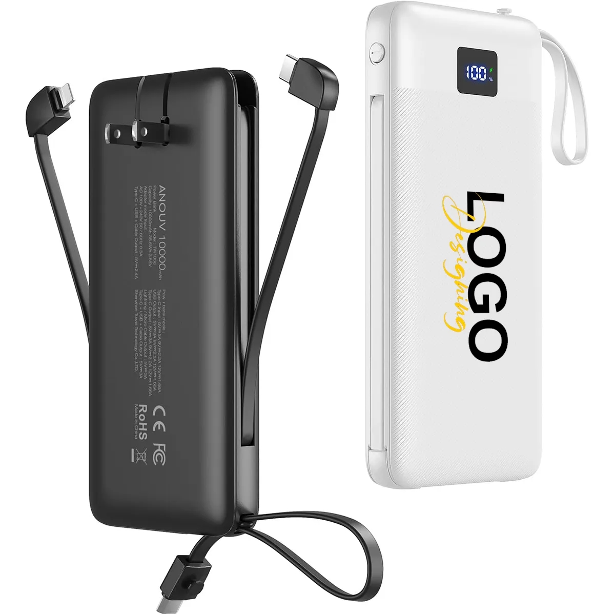 10000mAh Power Bank with Wall Plug 1