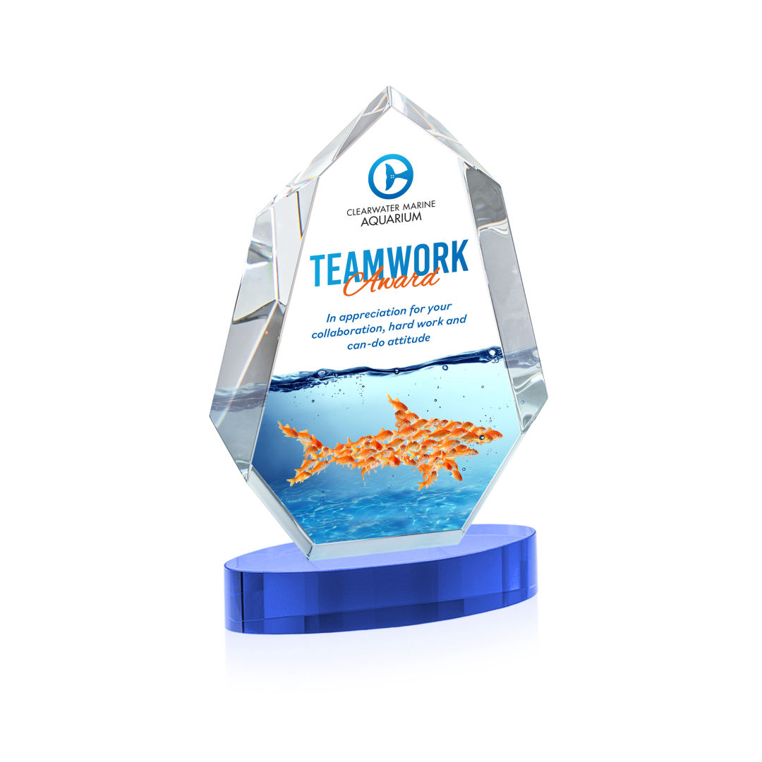 Norwood VividPrint™ Award on Alberton Base - Sky Blue 4