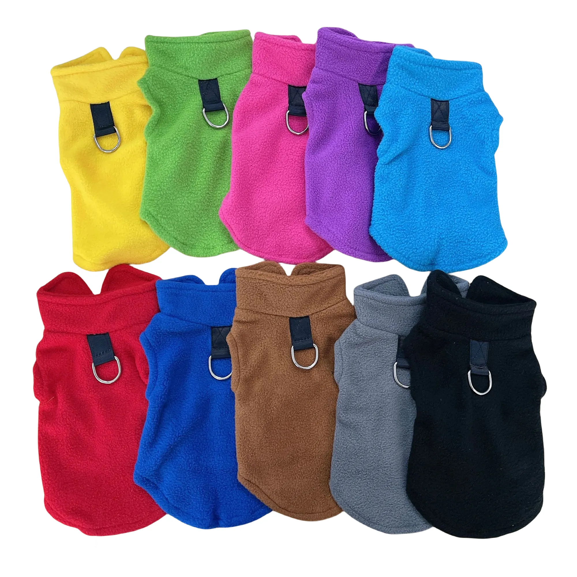 Winter vest polar fleece pet dog clothes 5