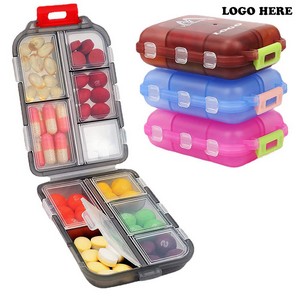 Weekly Travel Pill Case With 10 Compartments 2