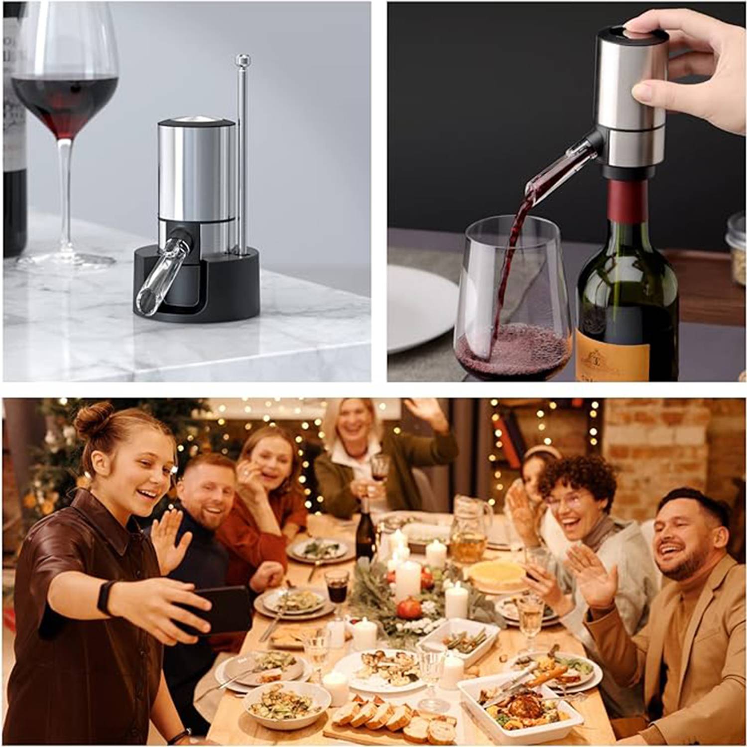 Multiple intelligent electronic wine aerators 4