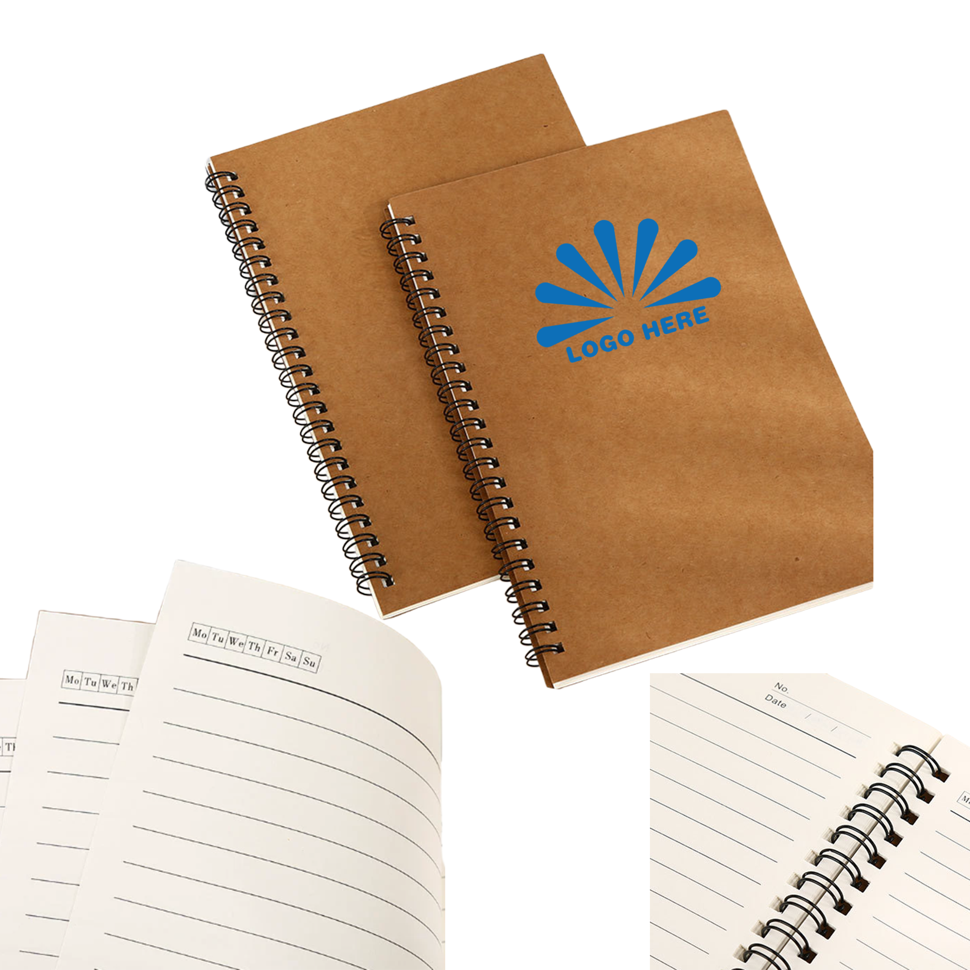 A5 Kraft Spiral Bound Notebook 2