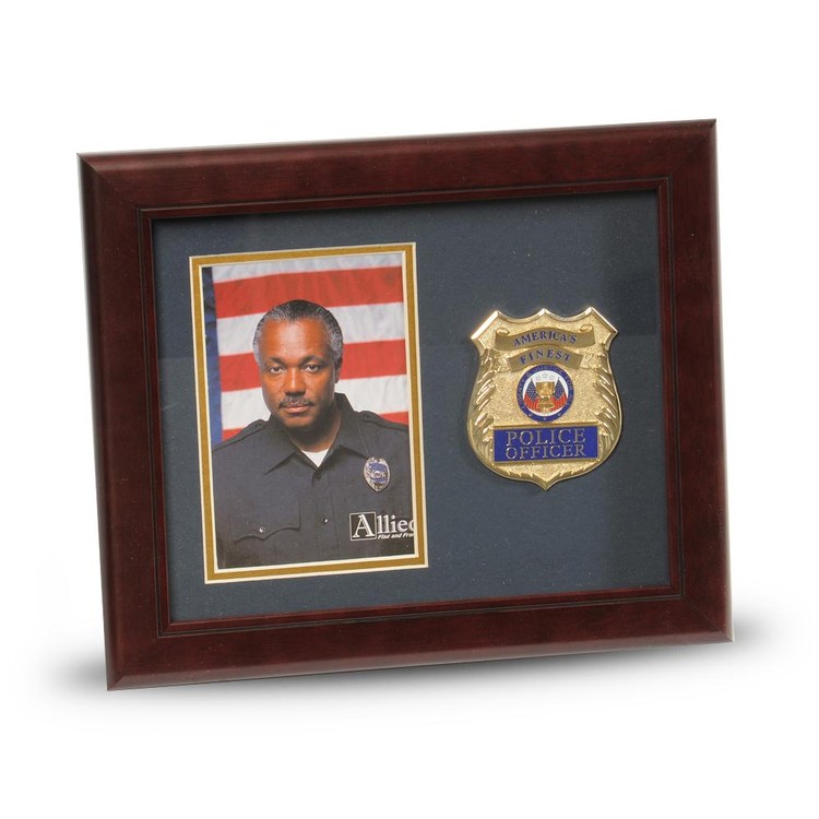 Police Department Medallion 4-Inch by 6-Inch Portrait Picture Frame 1