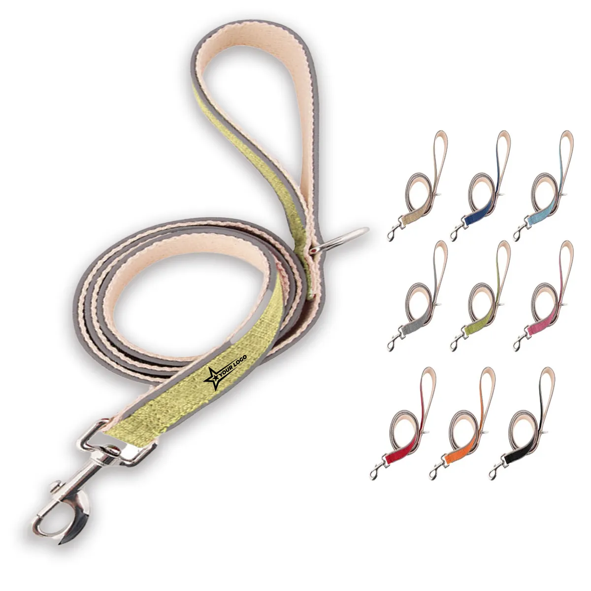 Light Eco-Friendly Hypoallergenic Natural Hemp Dog Leash 3