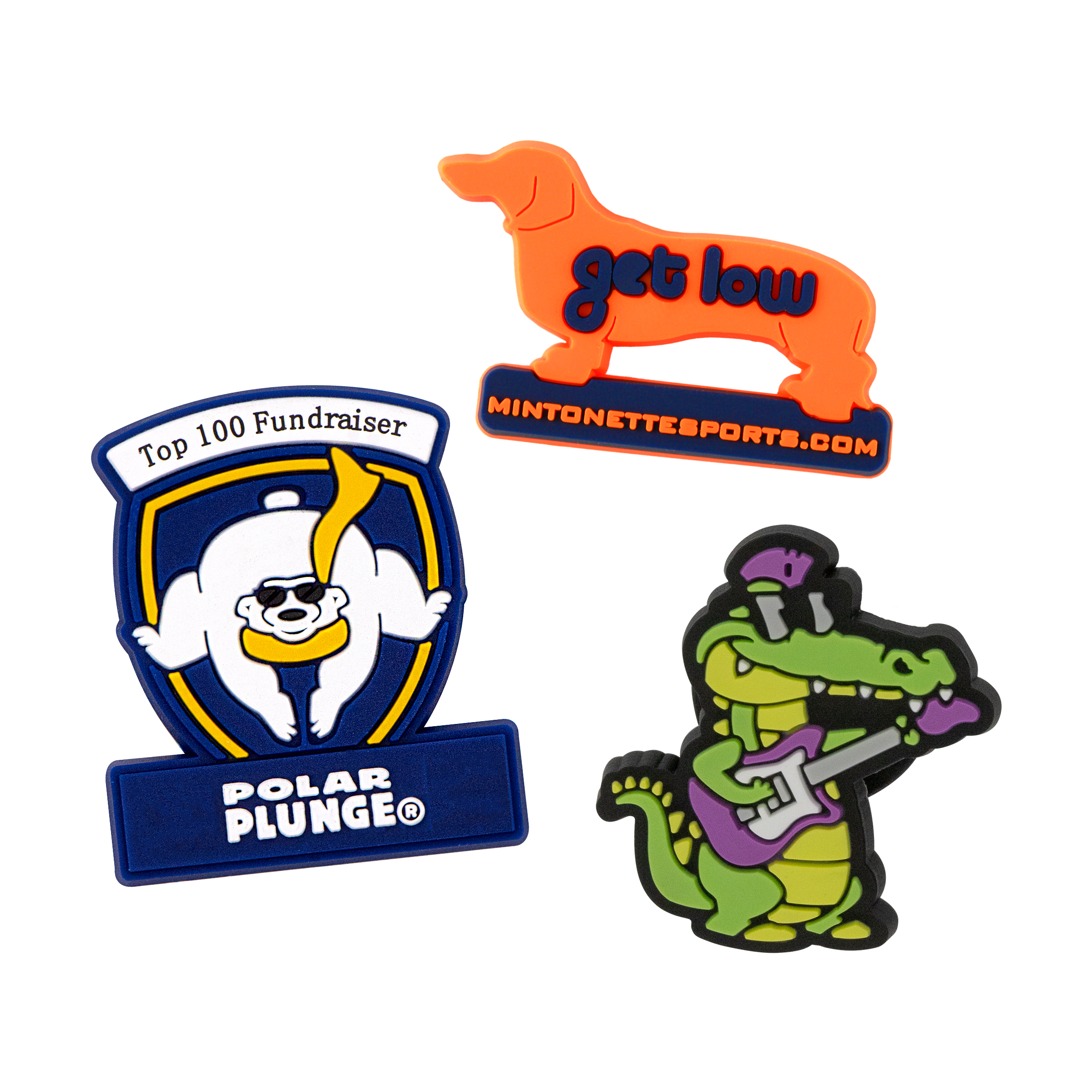 Custom Soft PVC Lapel Pins (1-1/2")