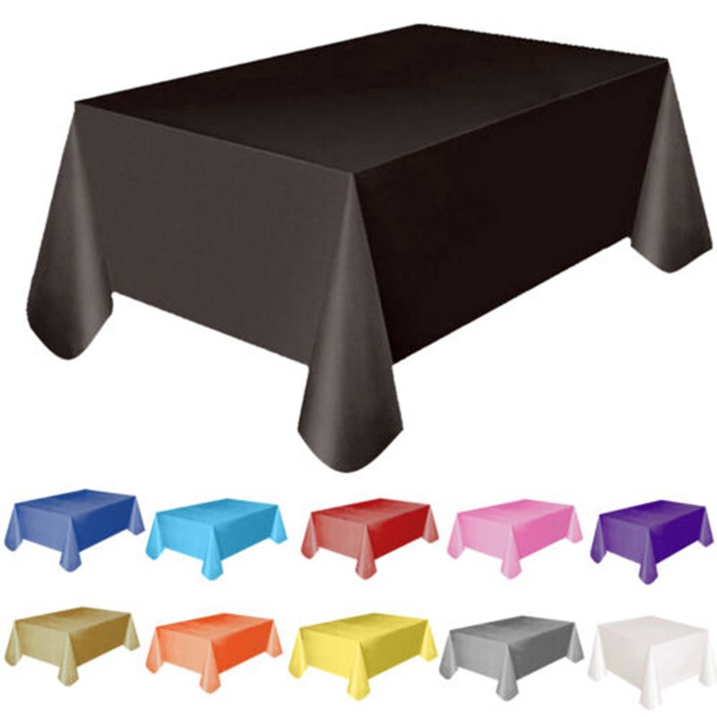 Disposable Plastic Tablecloths for Rectangle Tables 8