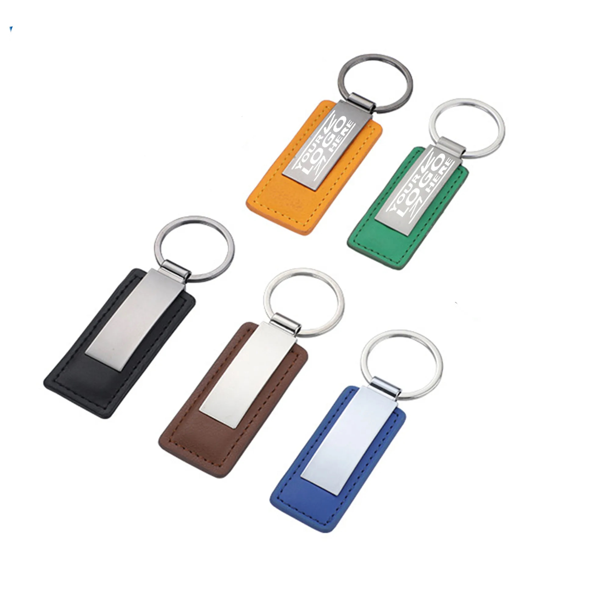 PU Metal car keychain