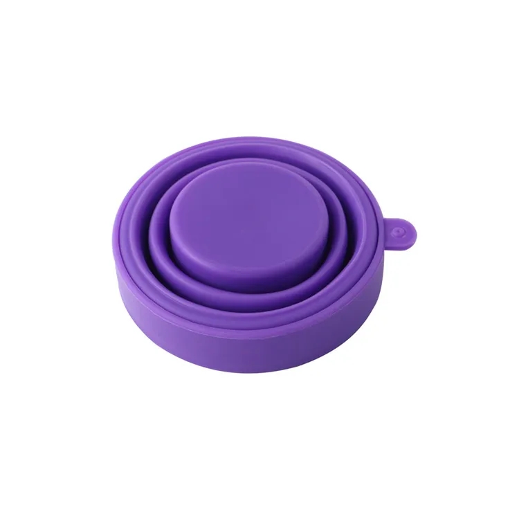 6OZ Portable Silicon Glue Folding Cup 8