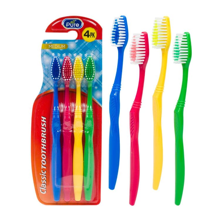 Classic Toothbrushes - Assorted 4 Pack 2