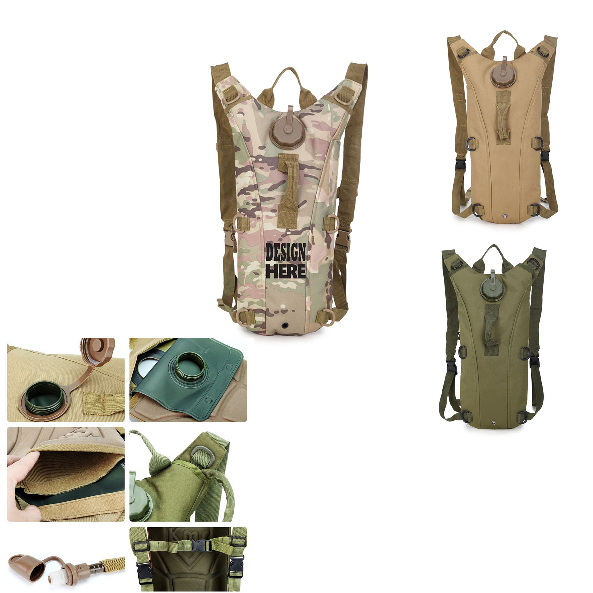Outdoor 3L Water Bladder Backpack For Sports 2