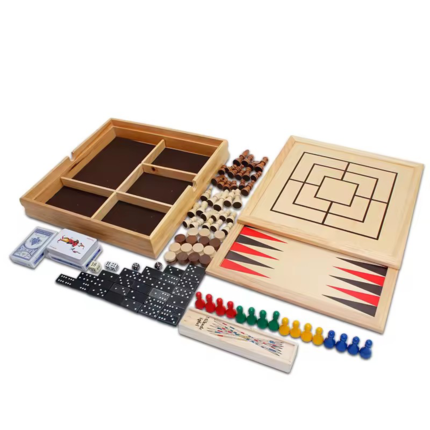 9 In 1 Both Backgammon And Chess Game Set 5