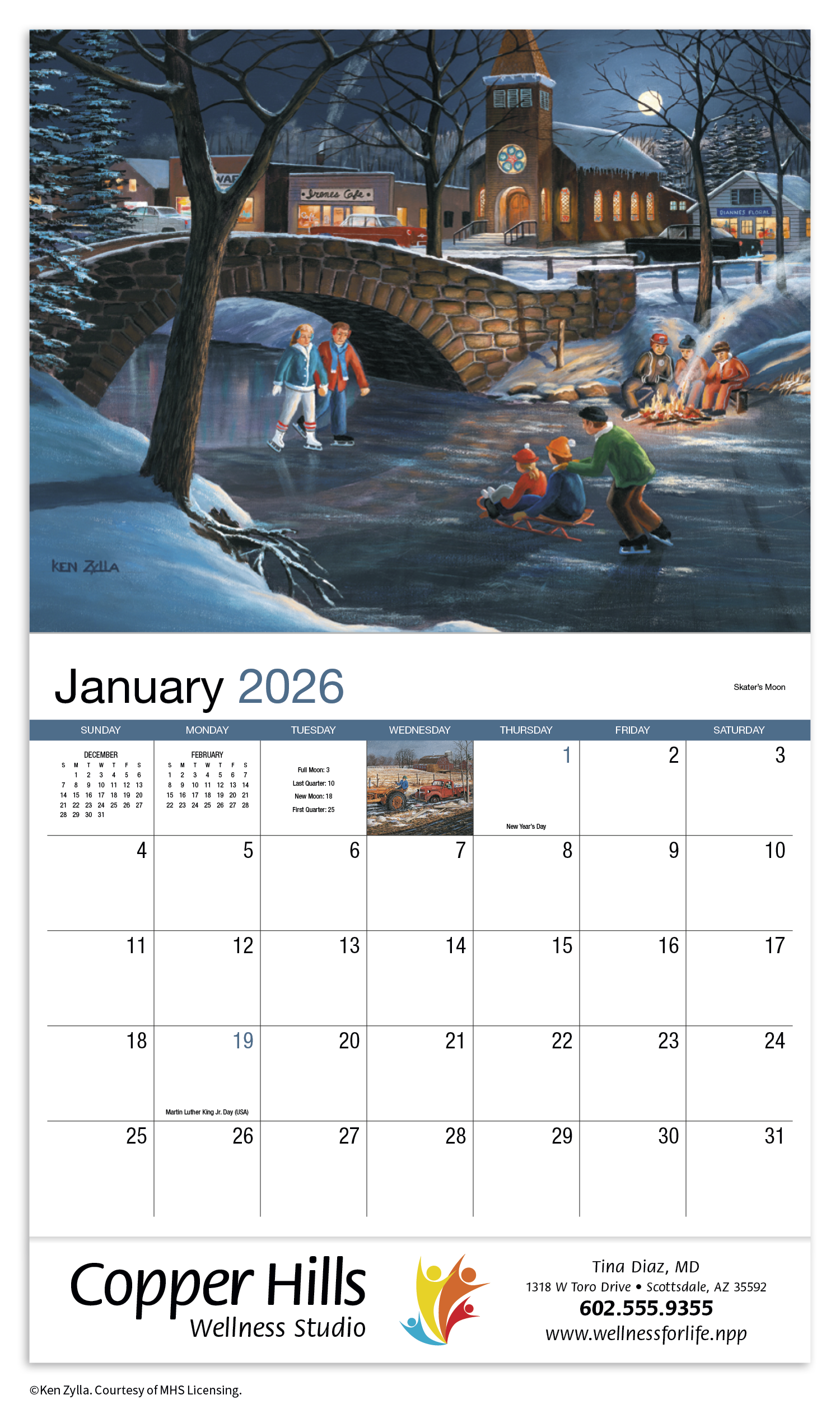 HotLine® Products America Remembered Appointment Calendar - Stapled 45