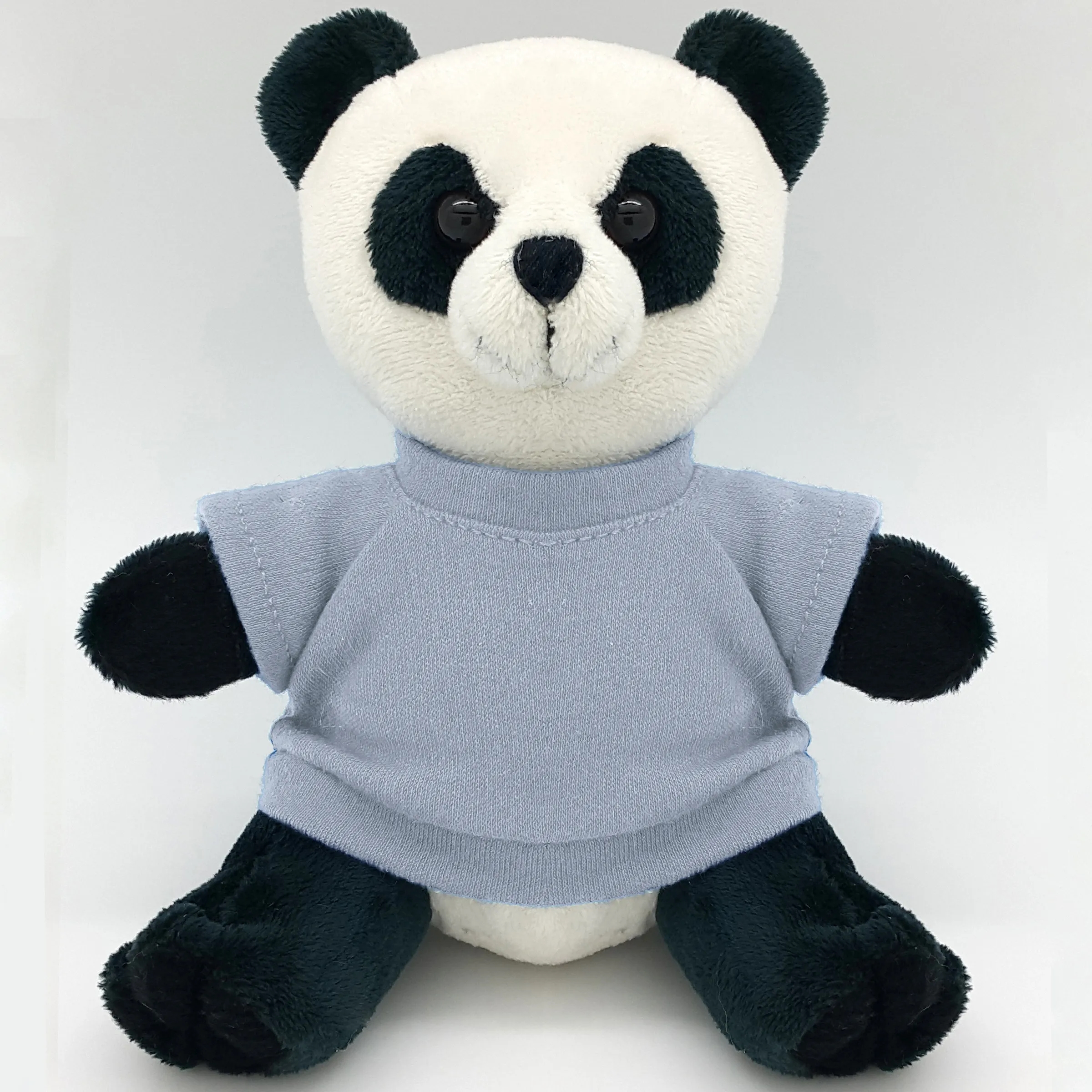 6" Beanie Panda with Embroidered Eyes 3