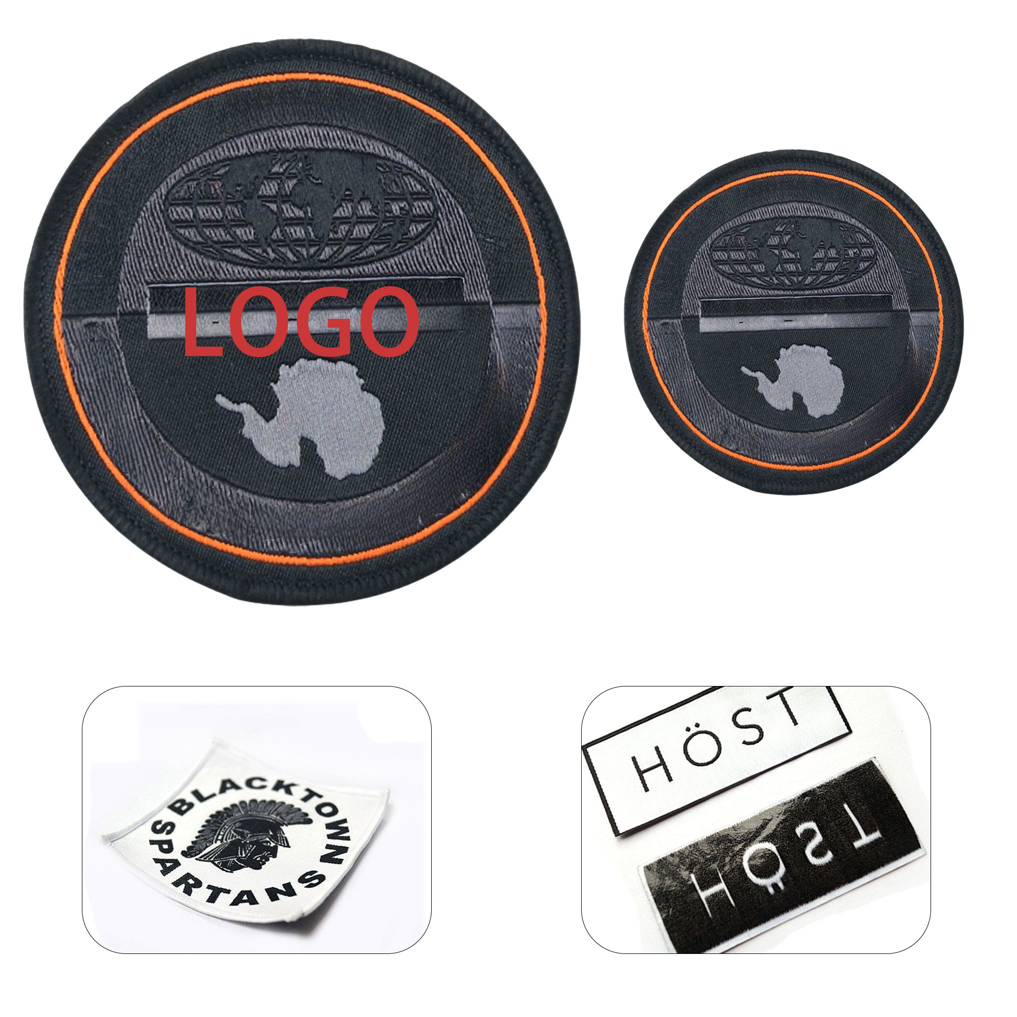 Custom Polyester Woven Label Patch 2