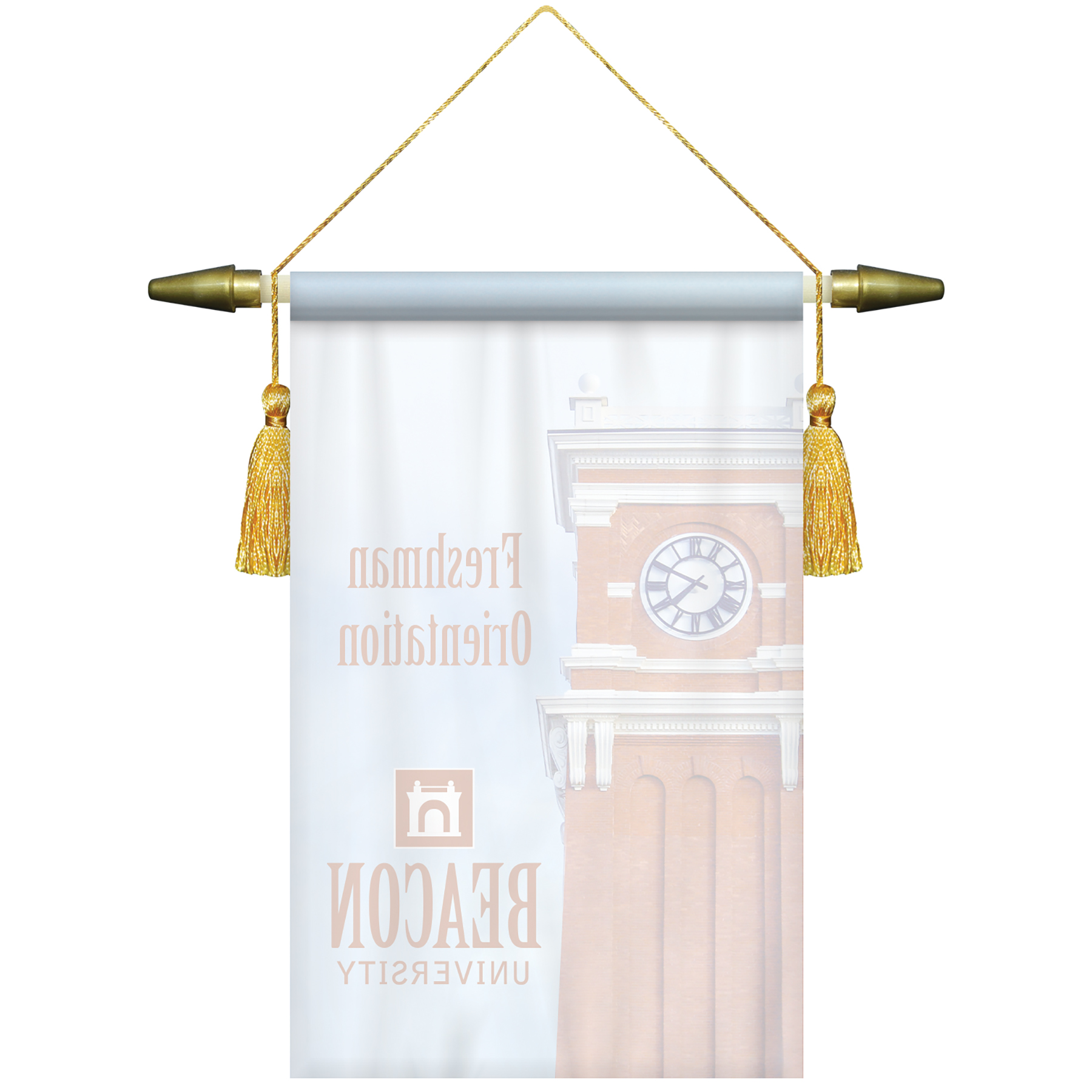 7" x 10" Podium Banner, Straight Cut/ No Fringe 2