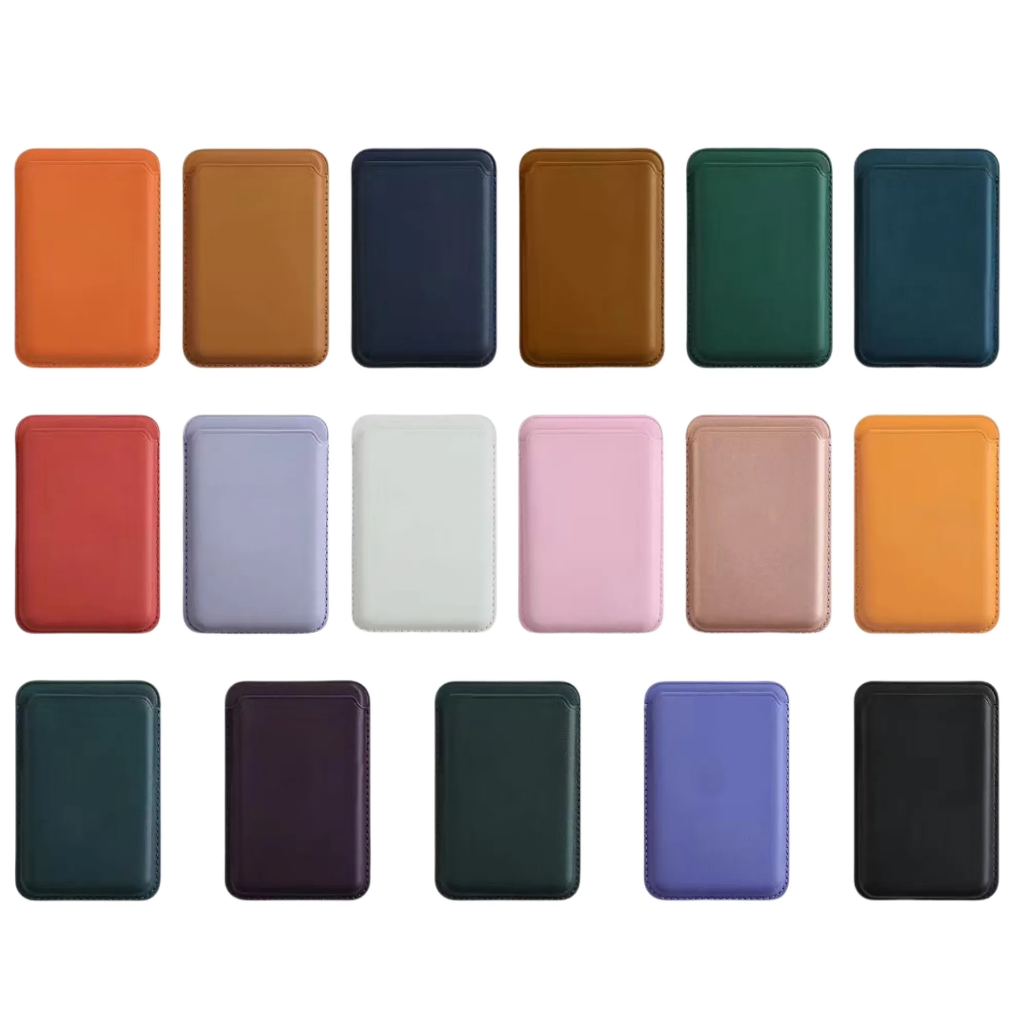 Magnetic PU Leather Card Holder 17