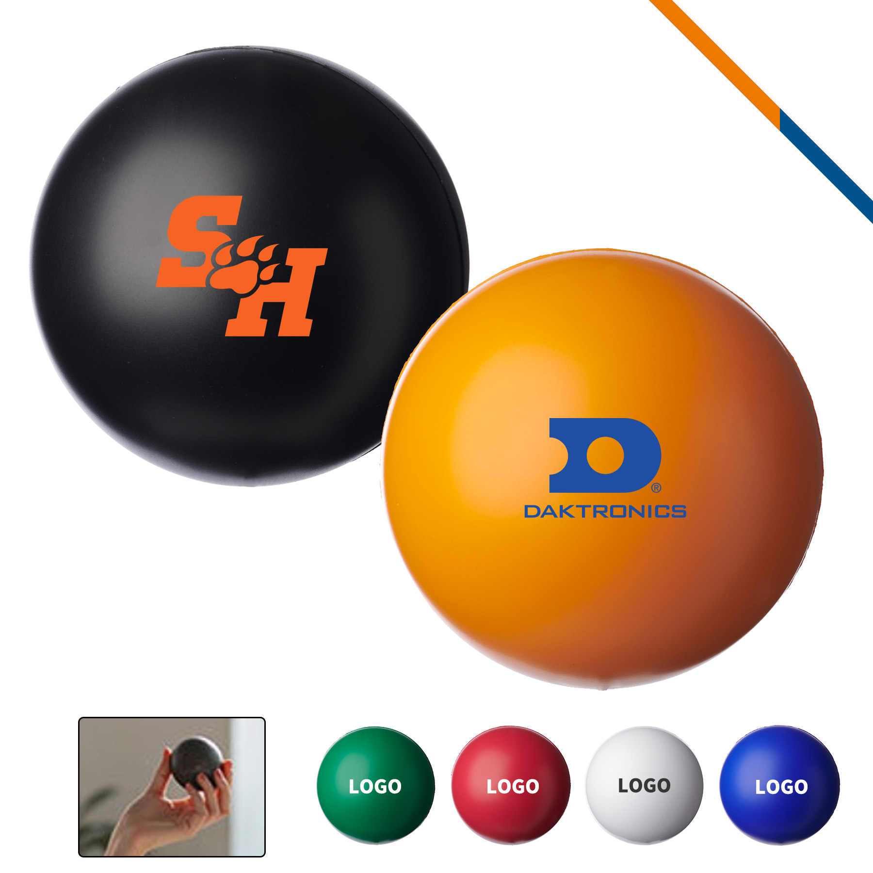 Cassidy Round Foam Stress Ball 2