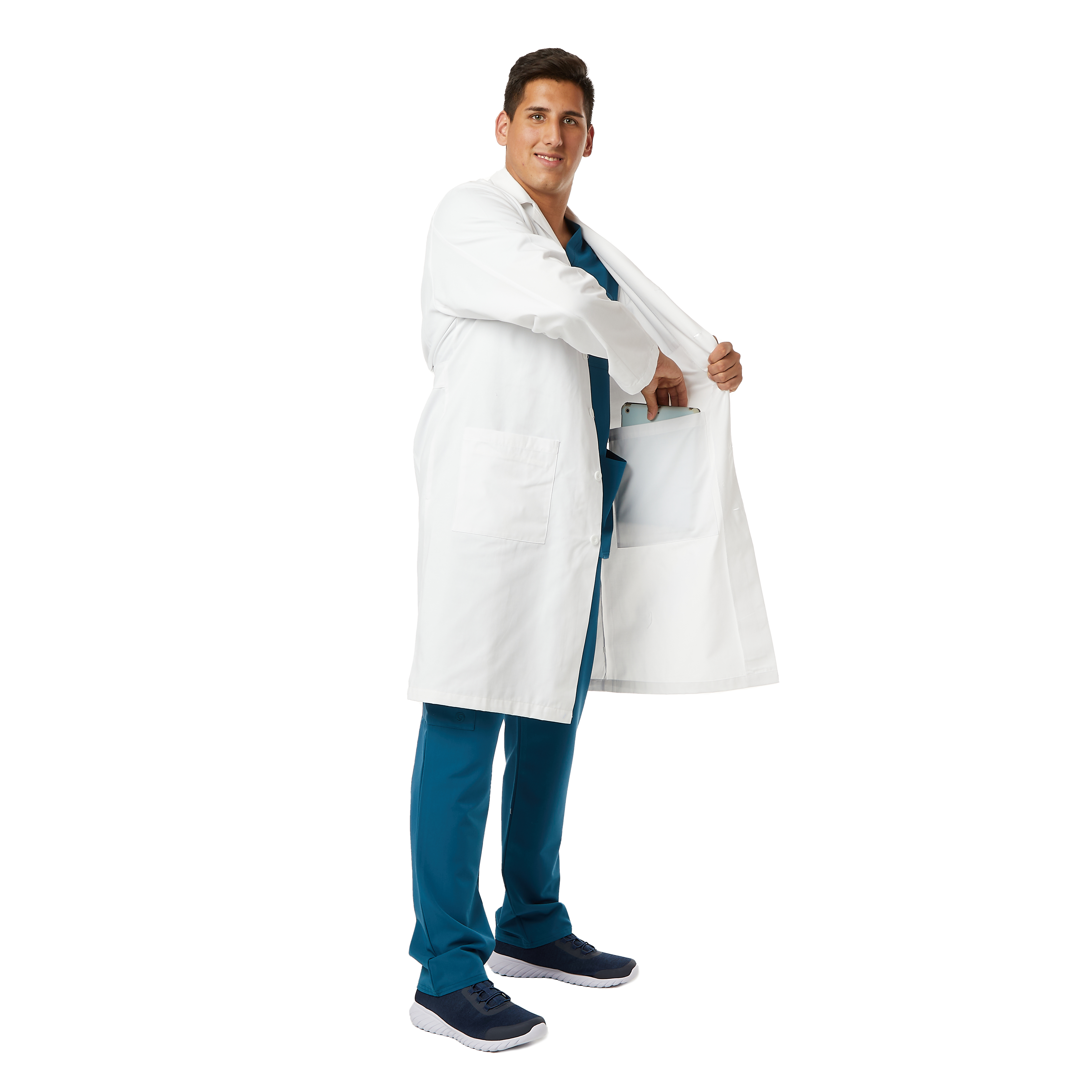 44" Twill Antimicrobial Lab Coat 8