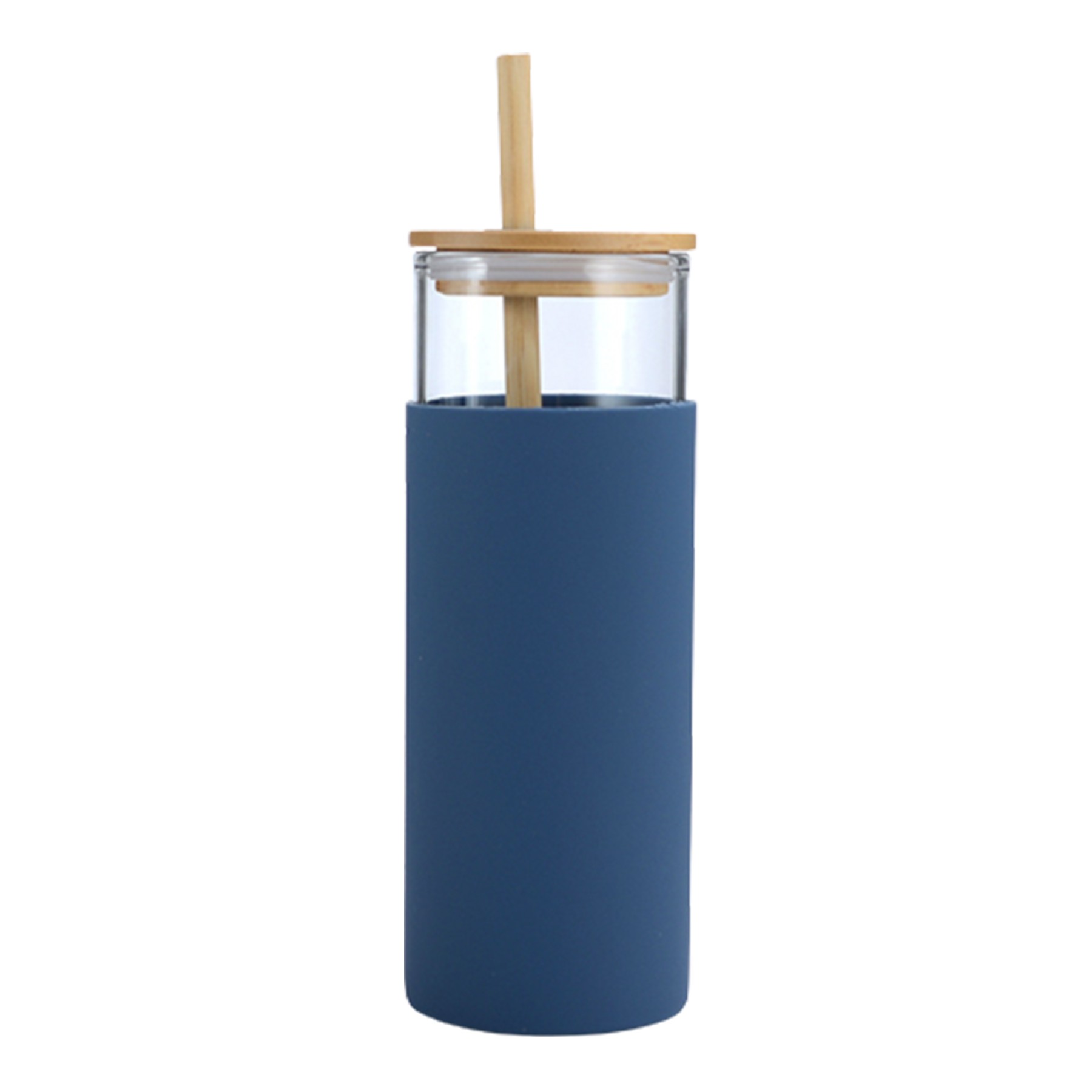 15.2 Oz. Glass Tumbler W/Lid & Straw 4