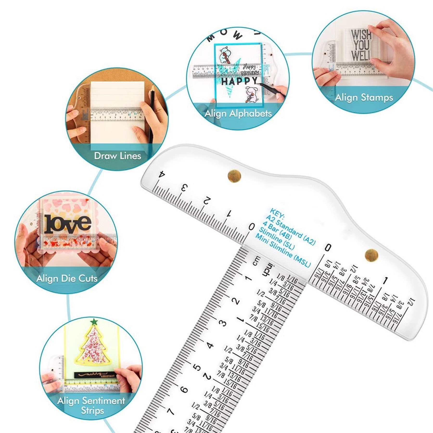 Plastic T-Square Ruler 4