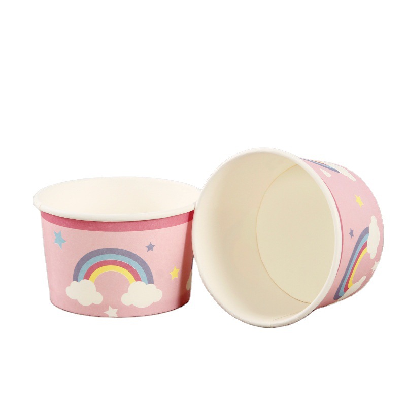 4OZ Custom Disposable Ice Cream Paper Bowl 4