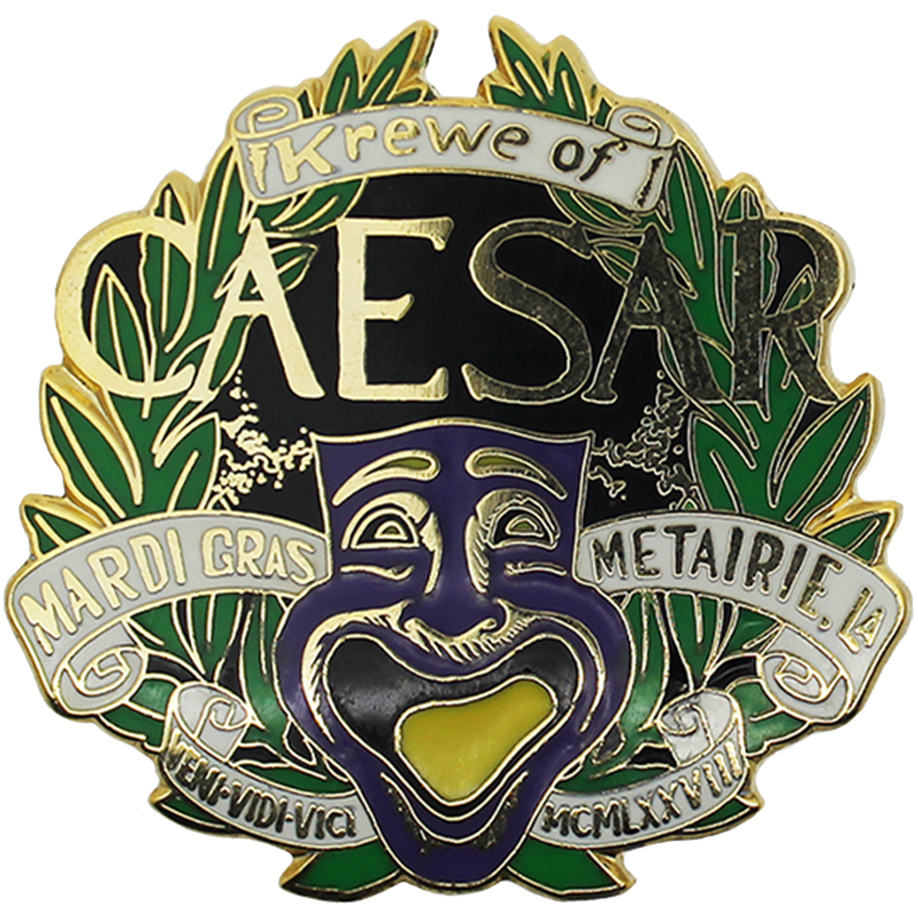 Epola Lapel Pins: 1 3/8" W x 1 3/8" H