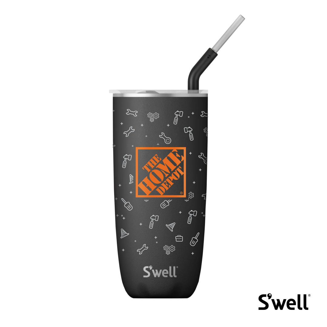 S'well® Tumbler w/ Straw - 24oz 12