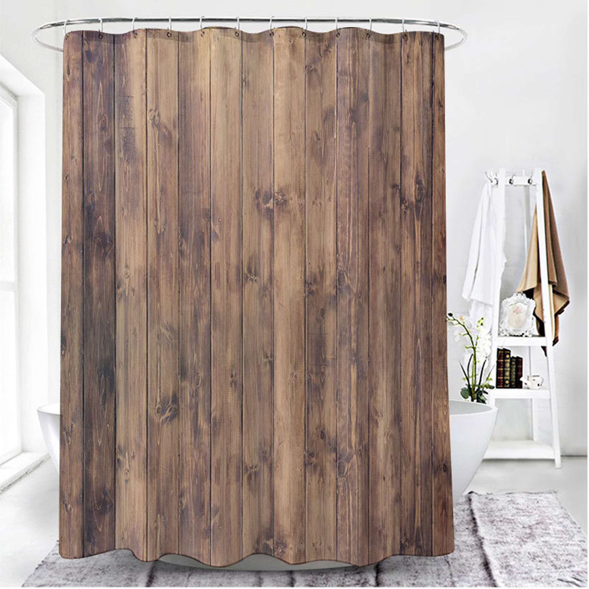 Digitally Printed Polyester Shower Curtain 2