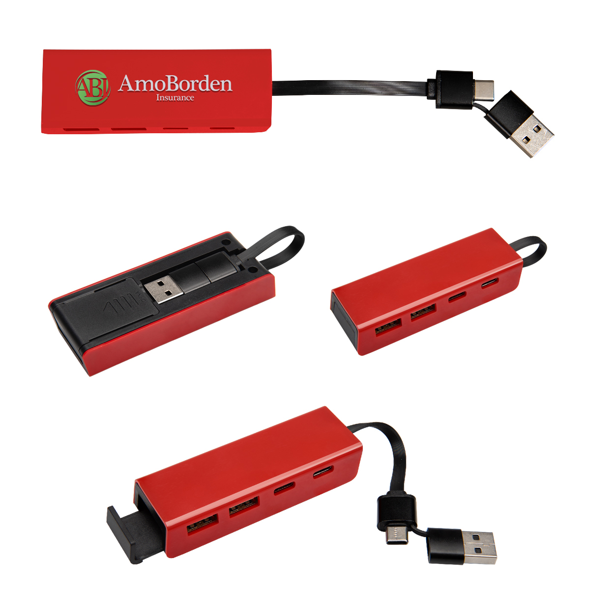 RABS Type-C & USB Hub With Phone Stand 9