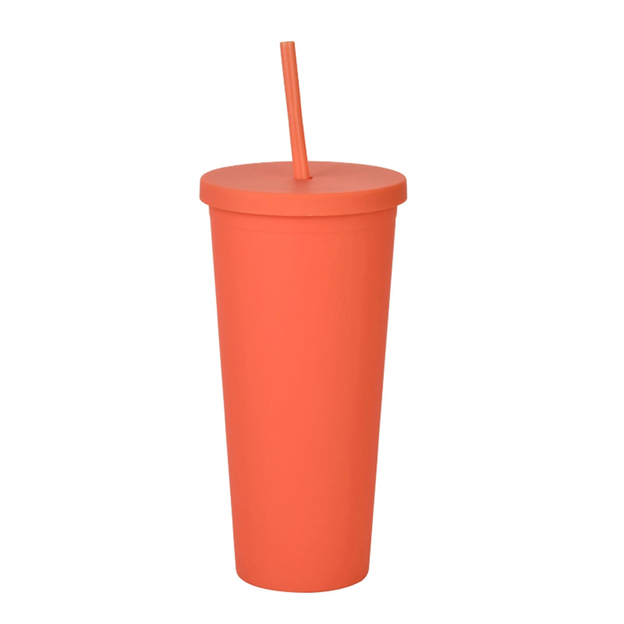 23oz Acrylic Water Cup With Lid And Straw 4