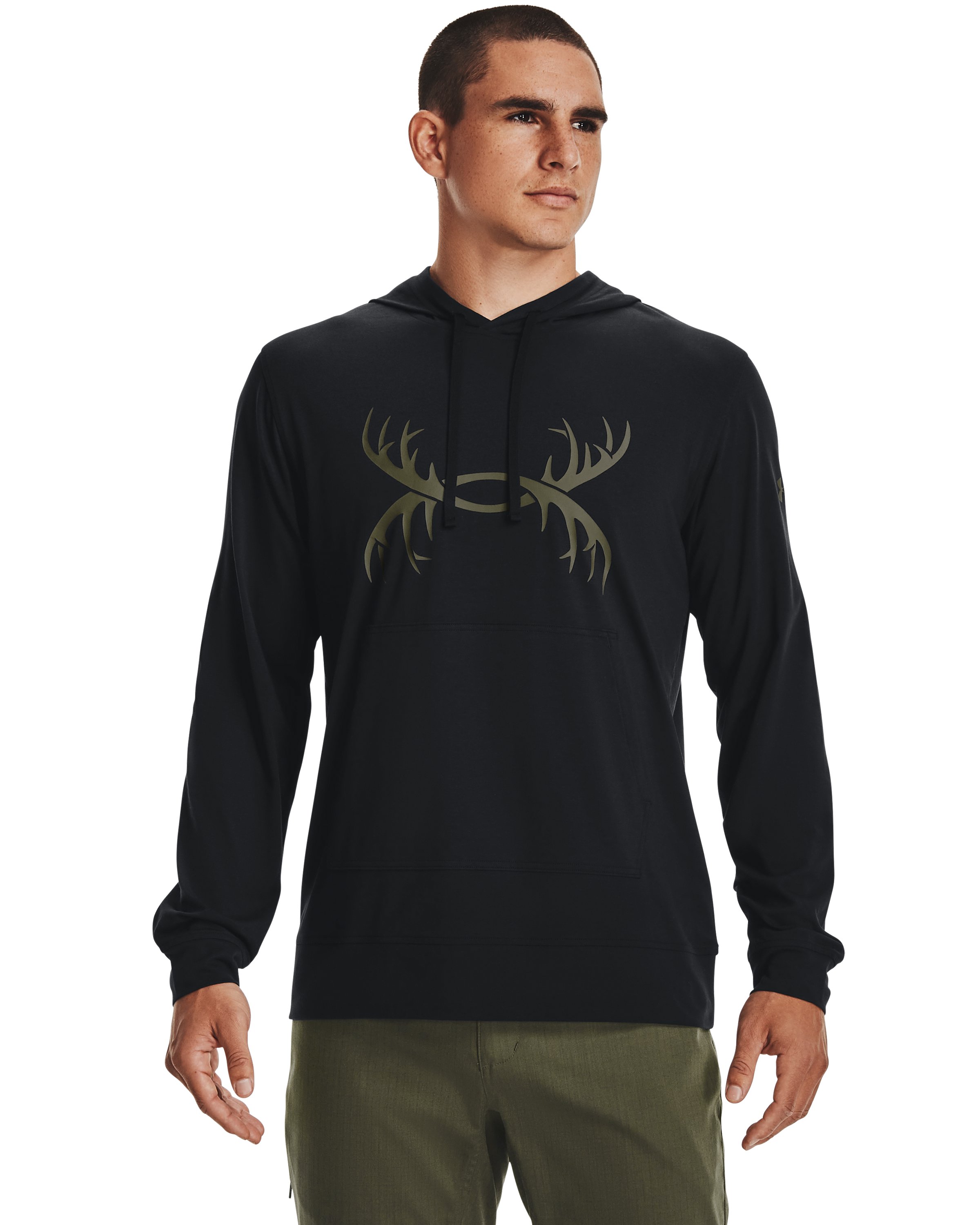 Men's UA Sportstyle Antler Hoodie, custom hoodie or sweatshirt with logo imprint 2