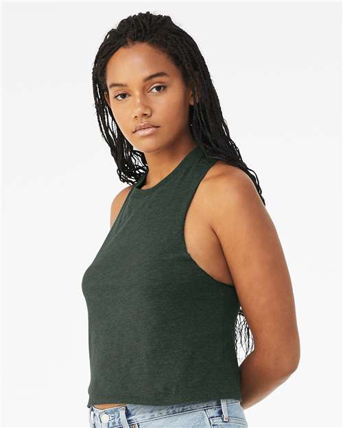 Women's Racerback Crop Tank - 6682 49
