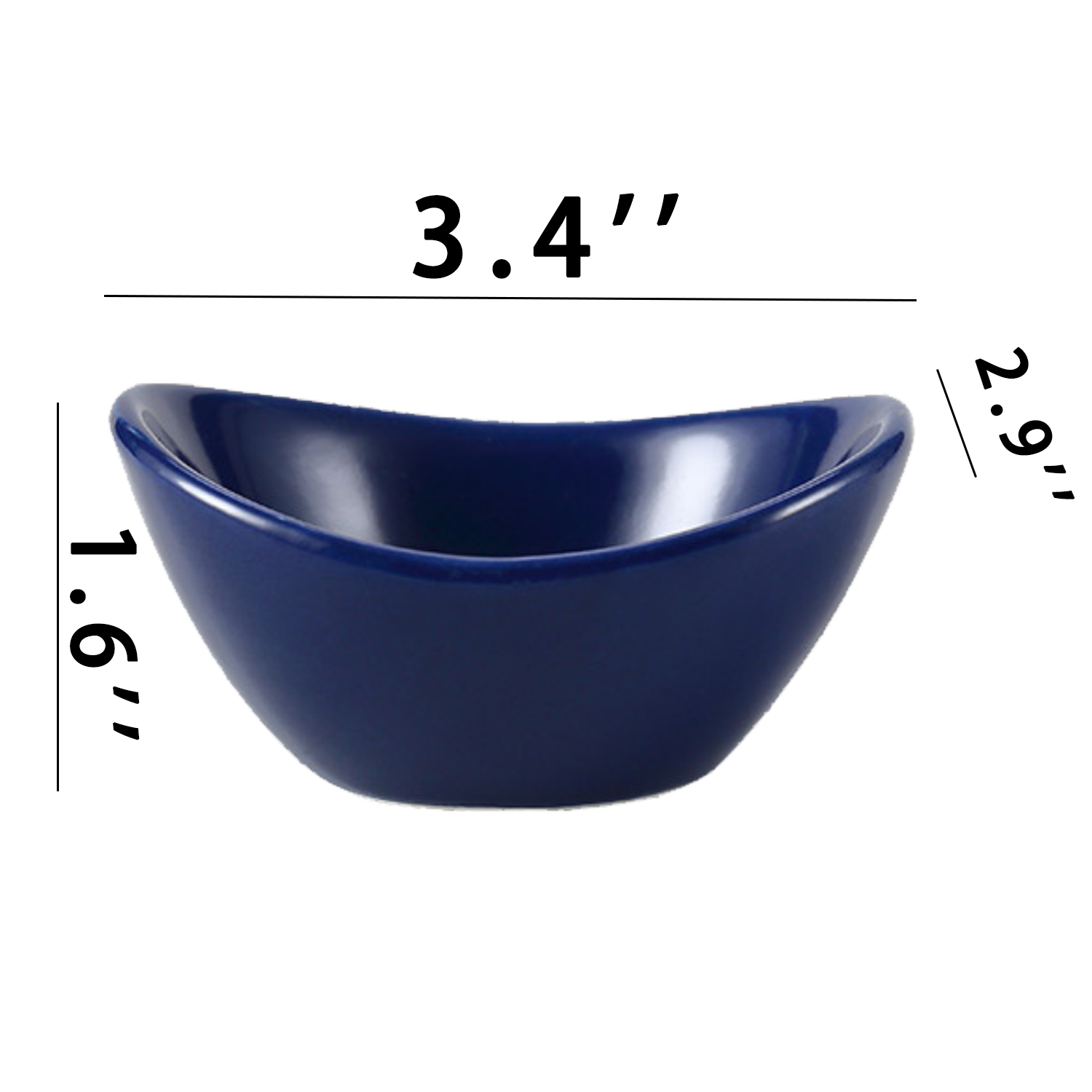 2 Oz Kitchen Ceramic Dipping Sauce Bowl 7