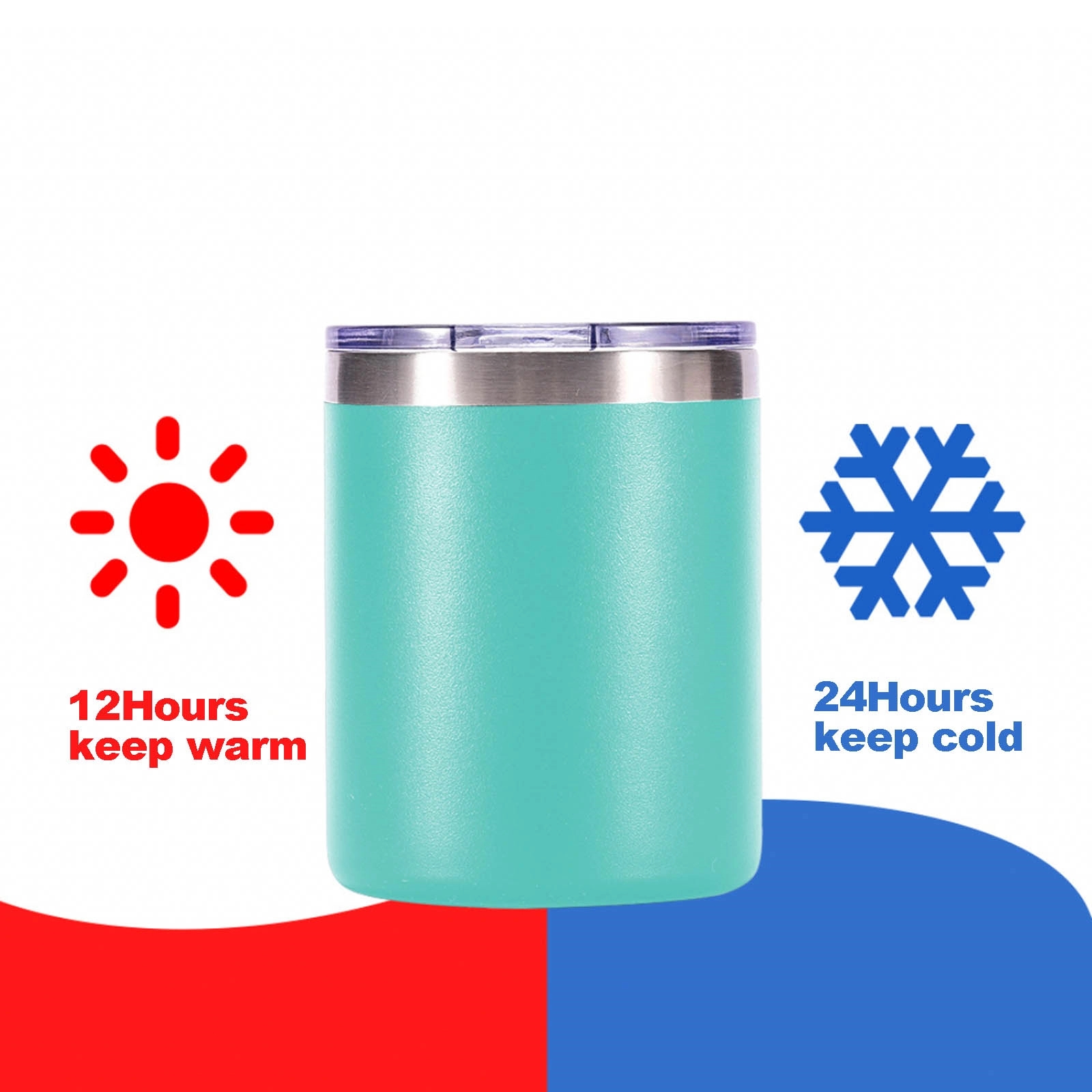 12 Oz Double Wall Insulated Coffee Mugs With Lids And Straws 4