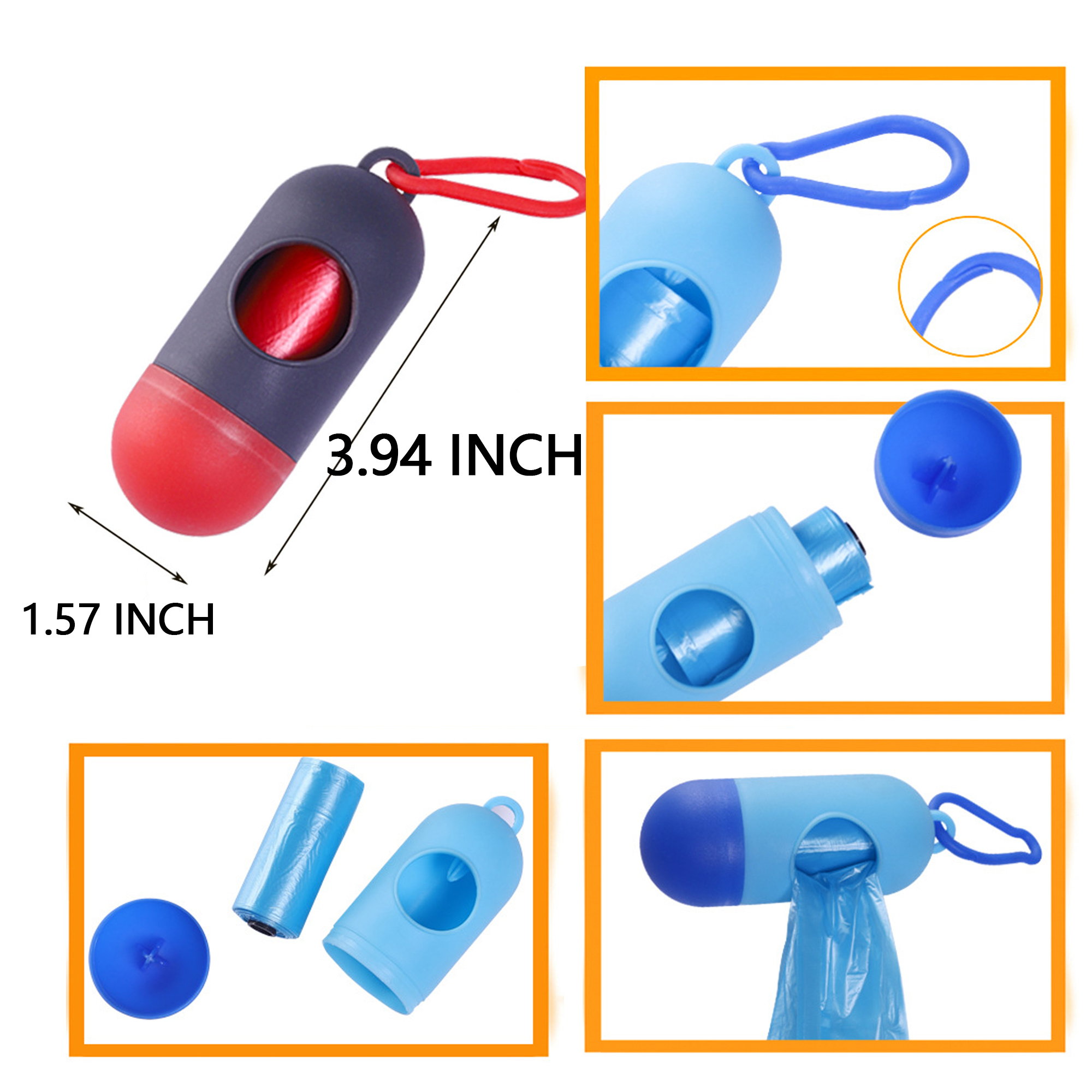 Portable Pill Pet Garbage Bag 4