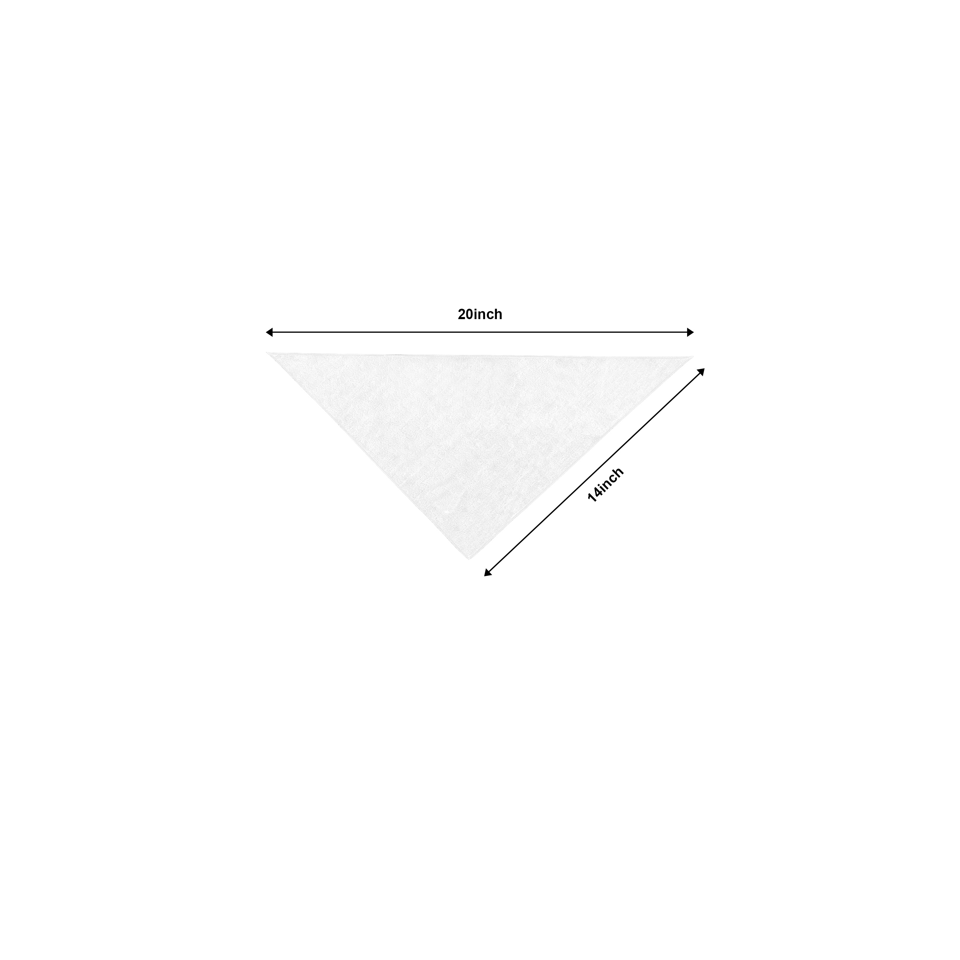 Cotton Pet Triangle Bandana (Full Color) 4