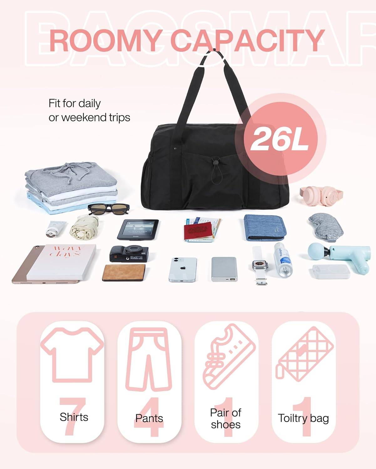 Oxford Foldable Travel Duffle Bag 3