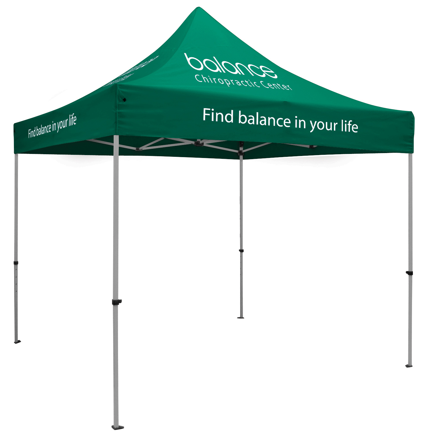 10' Premium Tent Kit (Imprinted, 4 Locations) 3