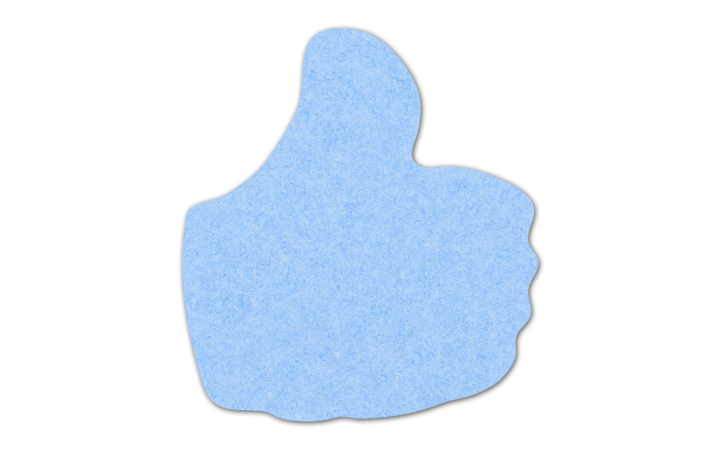 Thumbs Up Compressed Sponge 14
