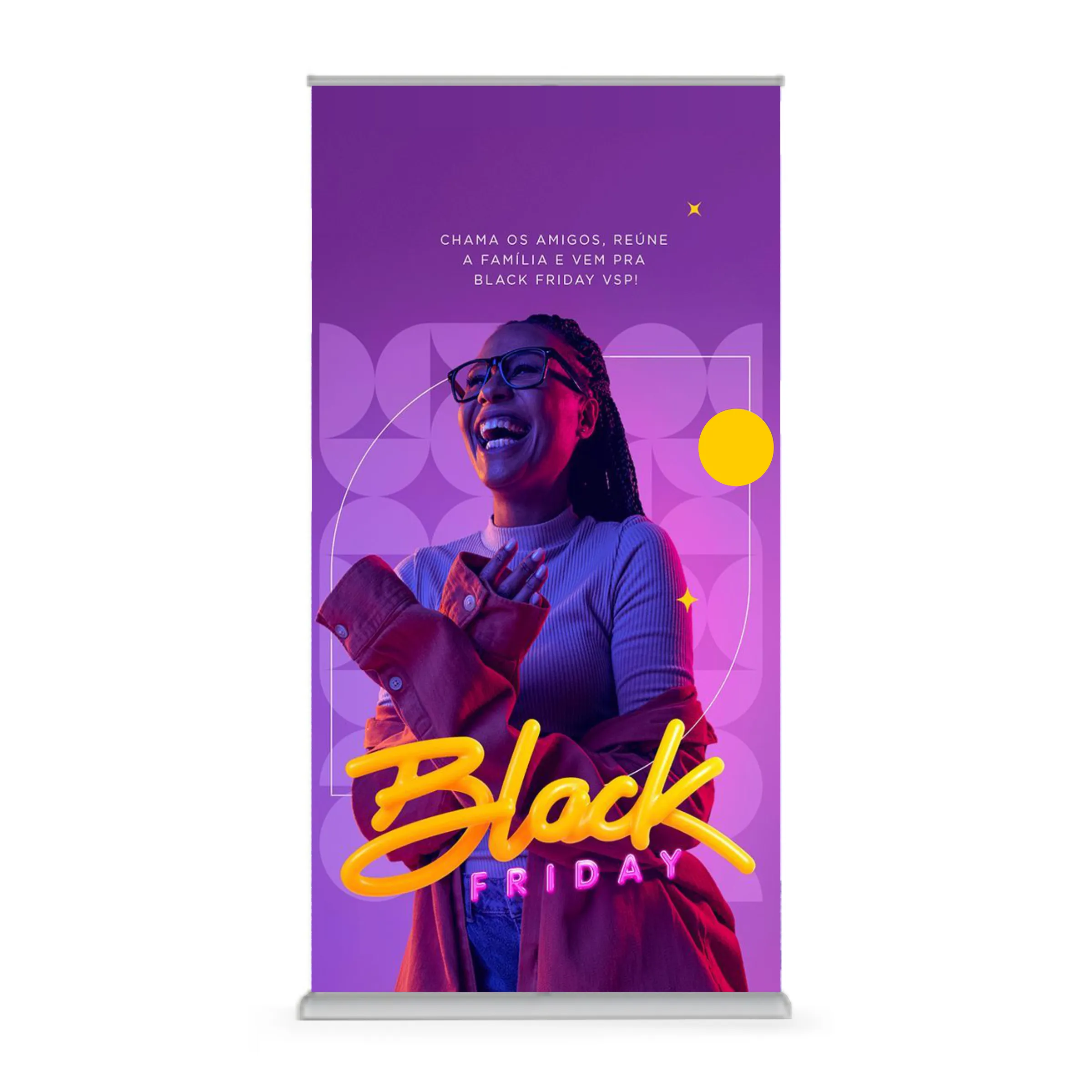 39" x 78" Deluxe Single Sided Retractable Banner Kit 2