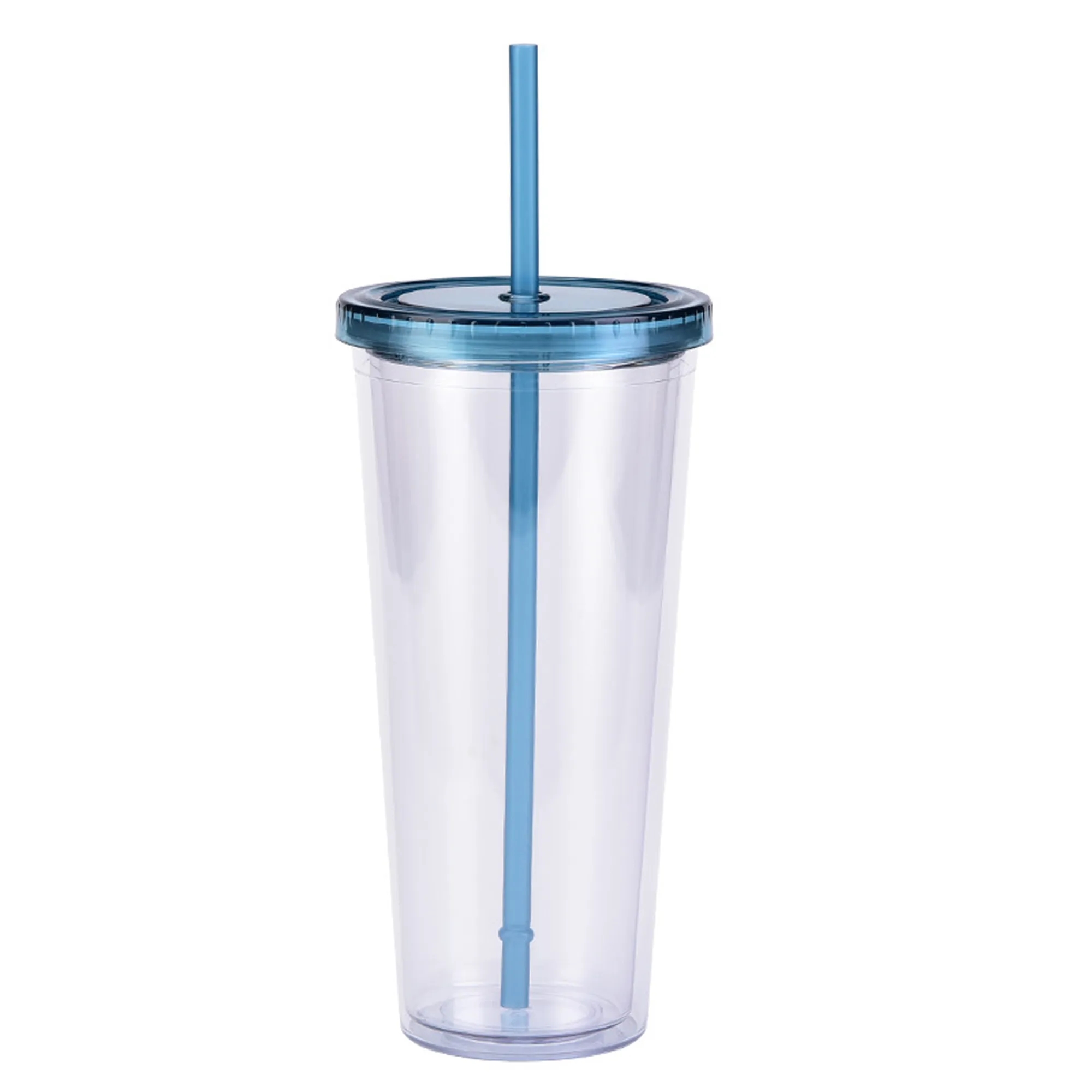 Custom 24oz AS Plastic Straw Cup 5