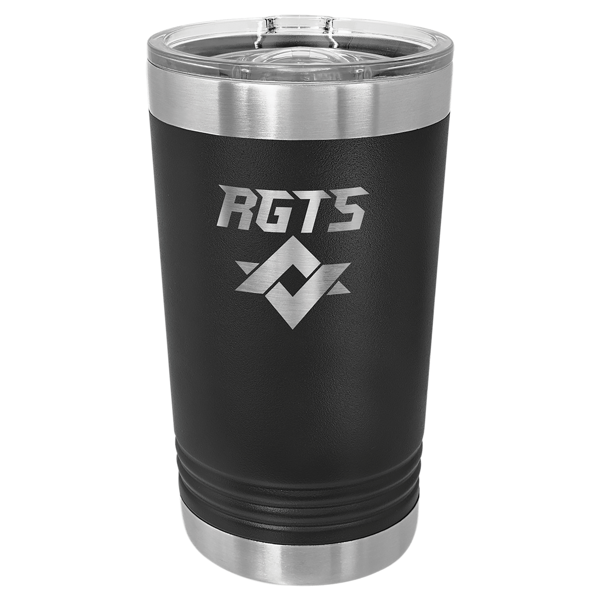 Polar Camel Black 16 oz. Pint with Slider Lid 3